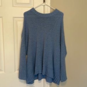 Aerie M light blue oversized sweater